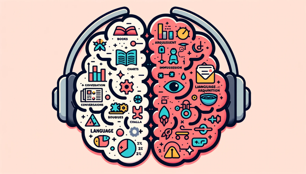 An illustration of a brain wearing headphones.